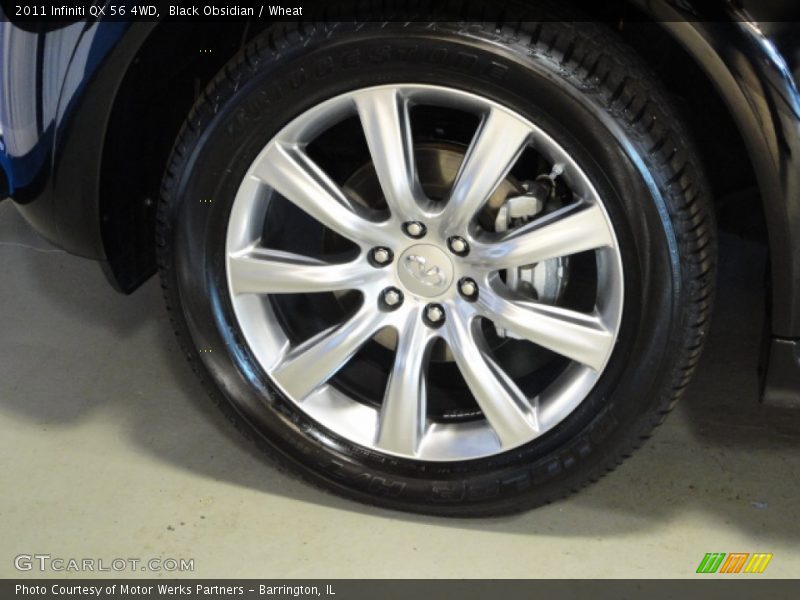 Black Obsidian / Wheat 2011 Infiniti QX 56 4WD