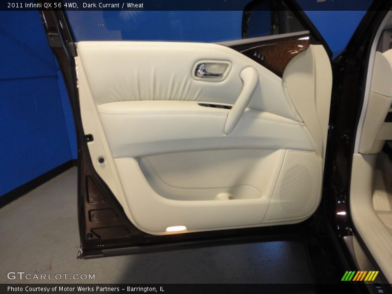 Dark Currant / Wheat 2011 Infiniti QX 56 4WD