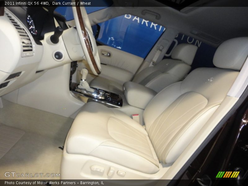 Dark Currant / Wheat 2011 Infiniti QX 56 4WD