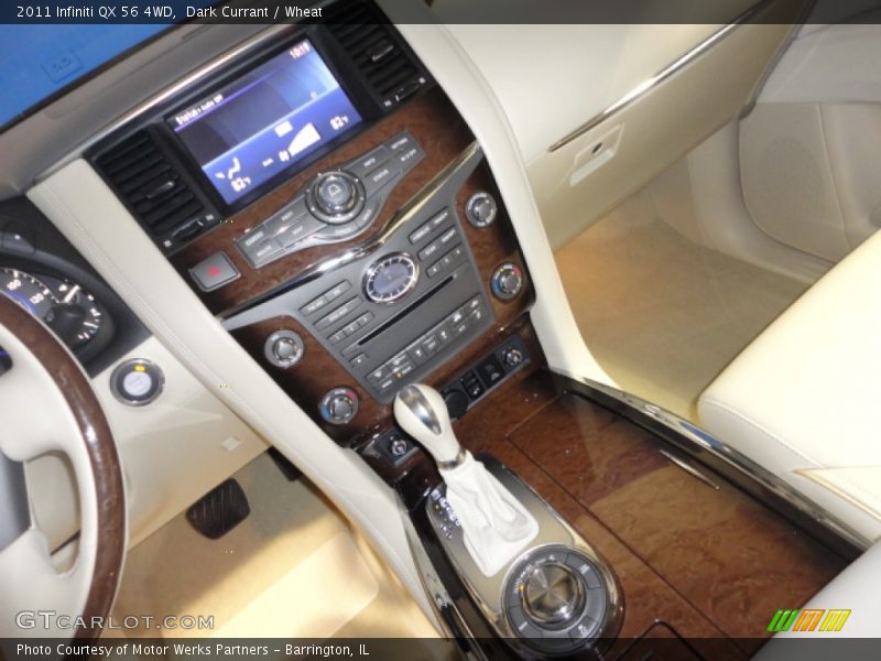 Dark Currant / Wheat 2011 Infiniti QX 56 4WD
