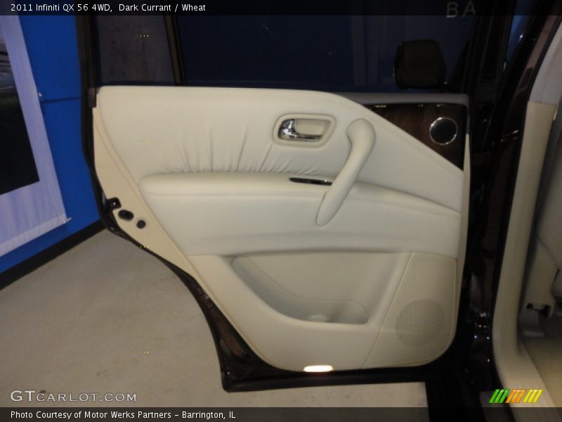 Dark Currant / Wheat 2011 Infiniti QX 56 4WD