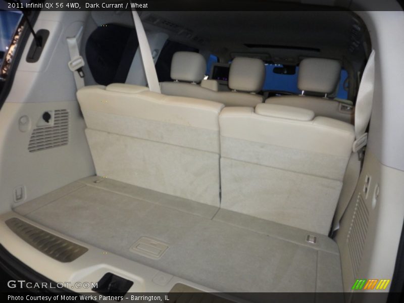 Dark Currant / Wheat 2011 Infiniti QX 56 4WD