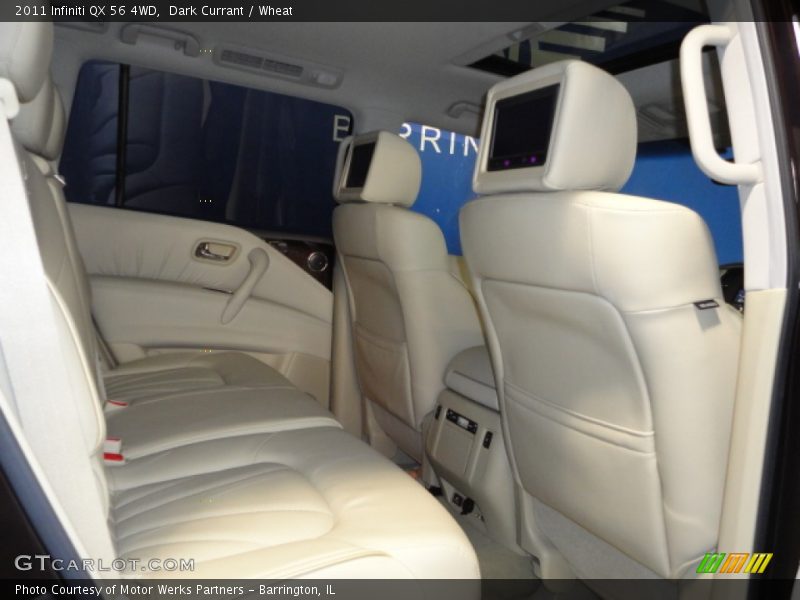 Dark Currant / Wheat 2011 Infiniti QX 56 4WD