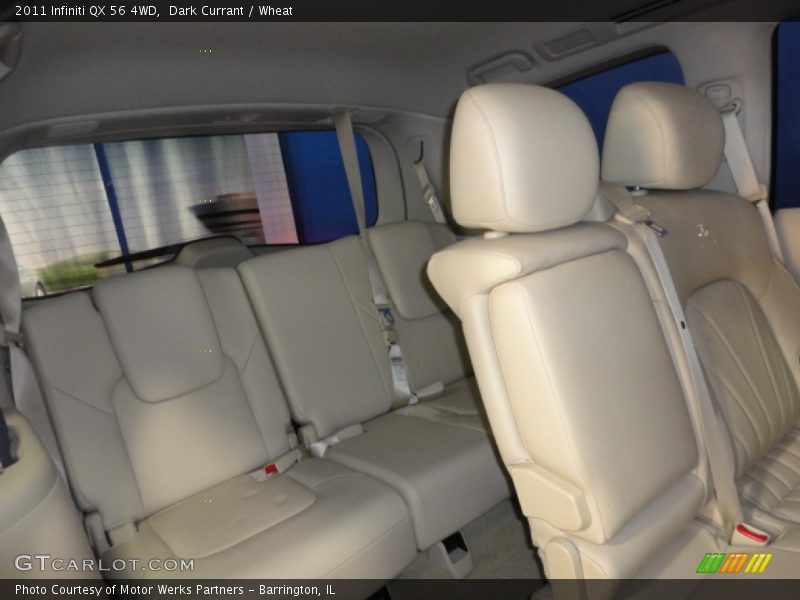 Dark Currant / Wheat 2011 Infiniti QX 56 4WD