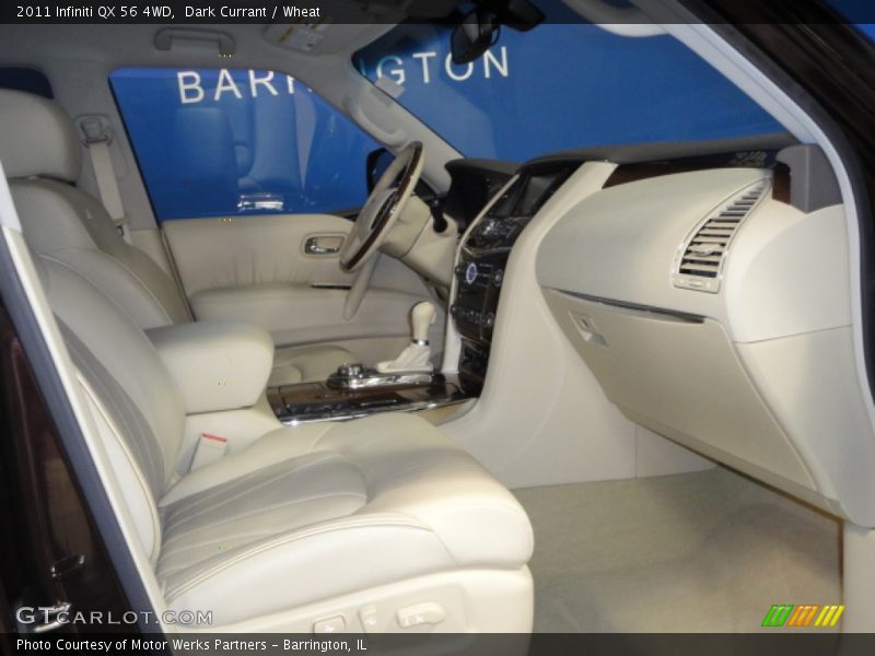Dark Currant / Wheat 2011 Infiniti QX 56 4WD