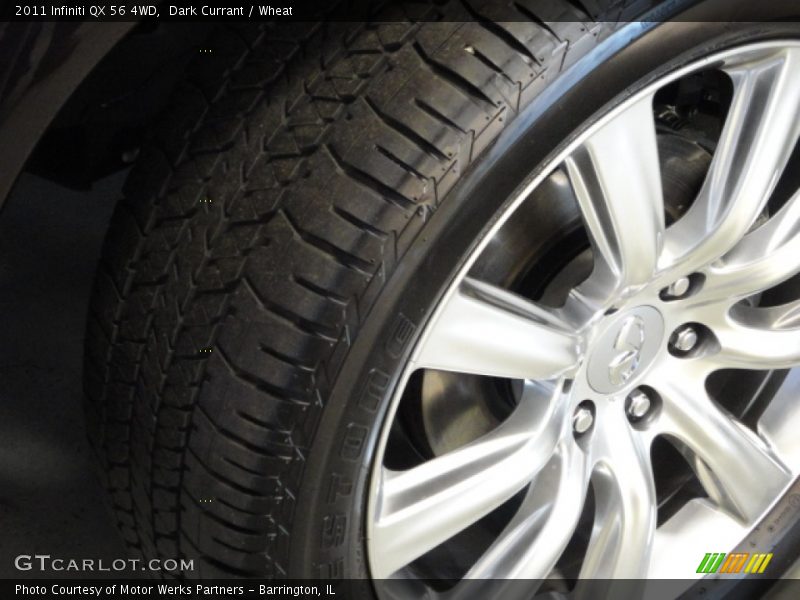 Dark Currant / Wheat 2011 Infiniti QX 56 4WD