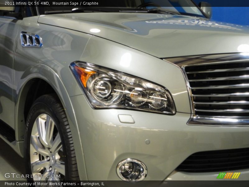 Mountain Sage / Graphite 2011 Infiniti QX 56 4WD