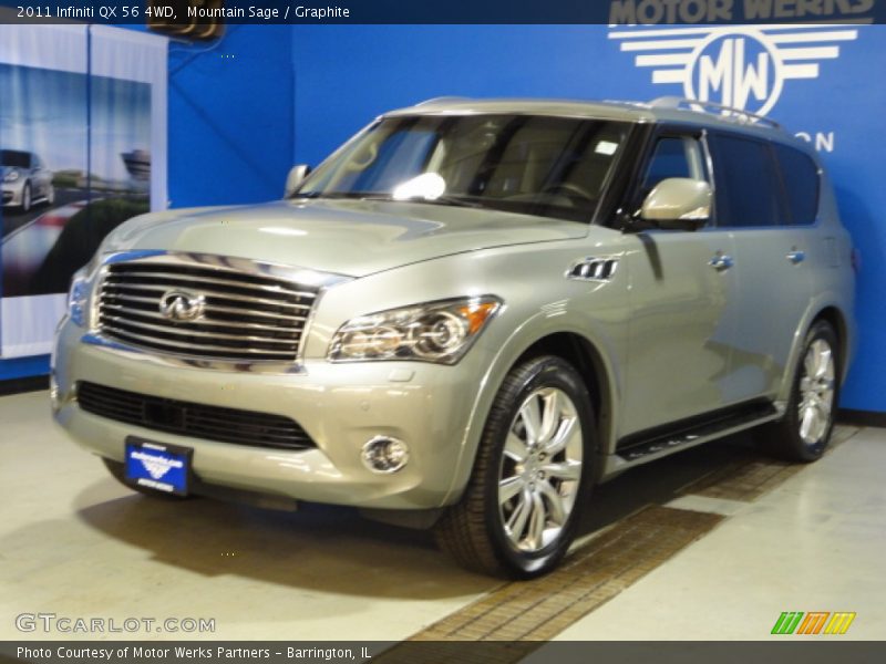 Mountain Sage / Graphite 2011 Infiniti QX 56 4WD