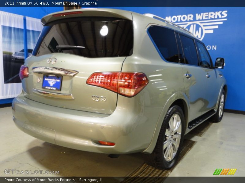 Mountain Sage / Graphite 2011 Infiniti QX 56 4WD