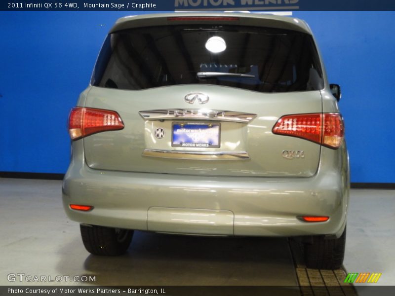 Mountain Sage / Graphite 2011 Infiniti QX 56 4WD