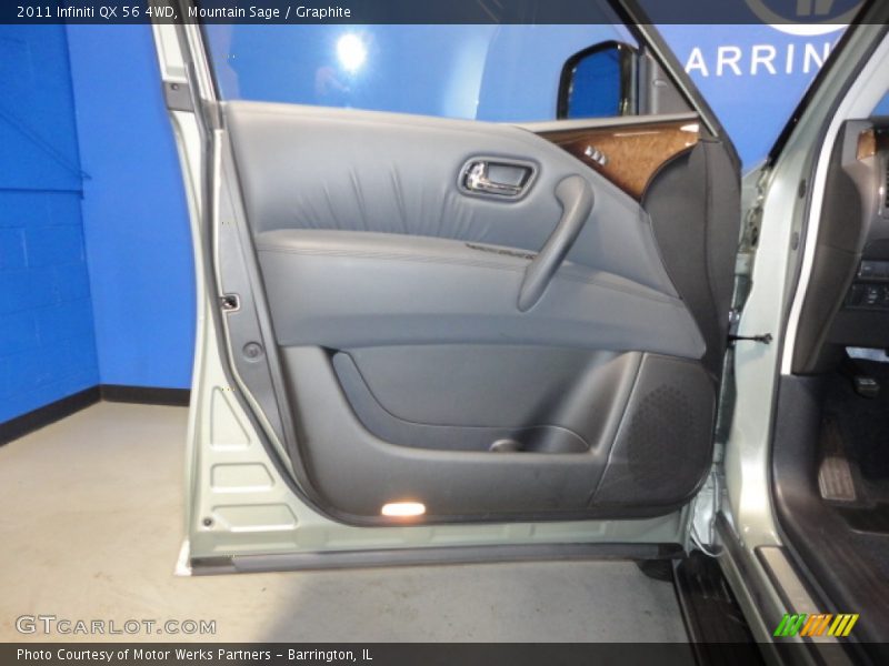 Mountain Sage / Graphite 2011 Infiniti QX 56 4WD