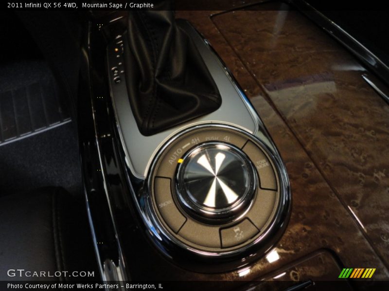 Mountain Sage / Graphite 2011 Infiniti QX 56 4WD