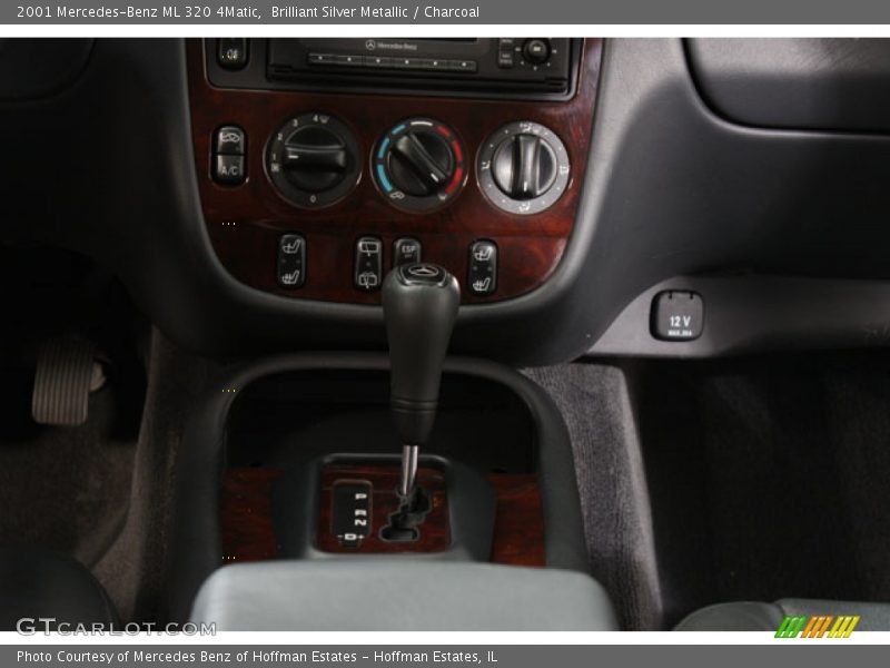Brilliant Silver Metallic / Charcoal 2001 Mercedes-Benz ML 320 4Matic