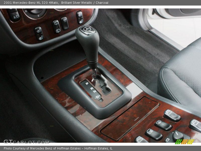 Brilliant Silver Metallic / Charcoal 2001 Mercedes-Benz ML 320 4Matic