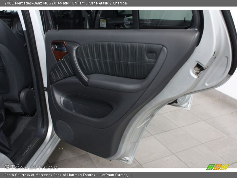 Brilliant Silver Metallic / Charcoal 2001 Mercedes-Benz ML 320 4Matic