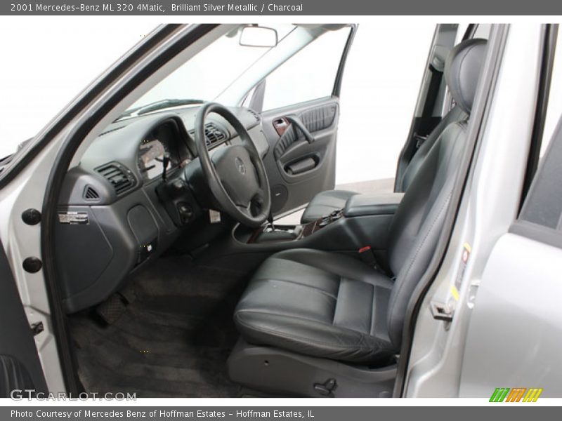 Brilliant Silver Metallic / Charcoal 2001 Mercedes-Benz ML 320 4Matic