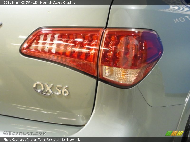 Mountain Sage / Graphite 2011 Infiniti QX 56 4WD