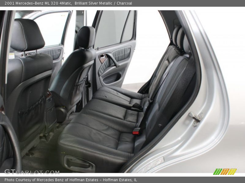 Brilliant Silver Metallic / Charcoal 2001 Mercedes-Benz ML 320 4Matic