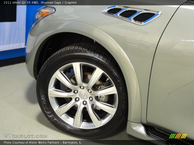 Mountain Sage / Graphite 2011 Infiniti QX 56 4WD