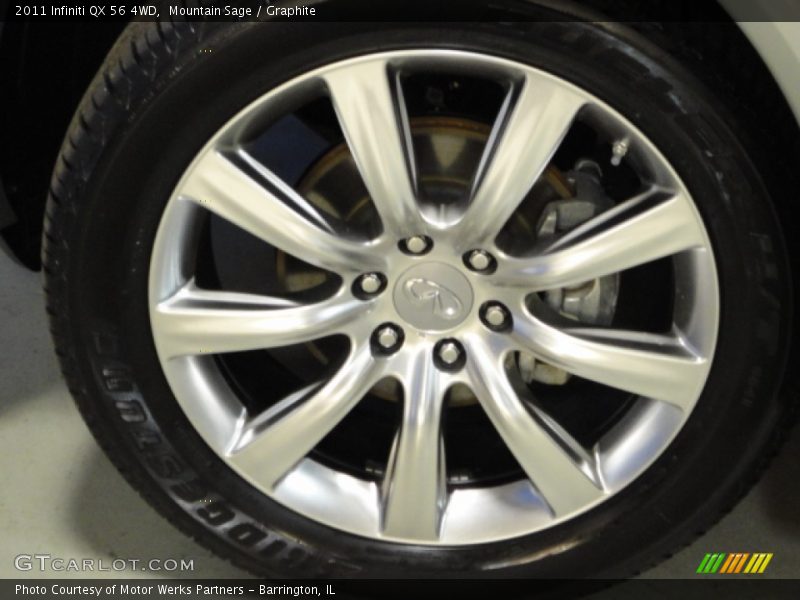 Mountain Sage / Graphite 2011 Infiniti QX 56 4WD