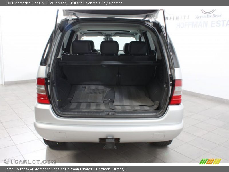 Brilliant Silver Metallic / Charcoal 2001 Mercedes-Benz ML 320 4Matic