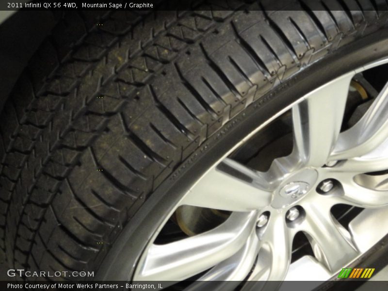 Mountain Sage / Graphite 2011 Infiniti QX 56 4WD