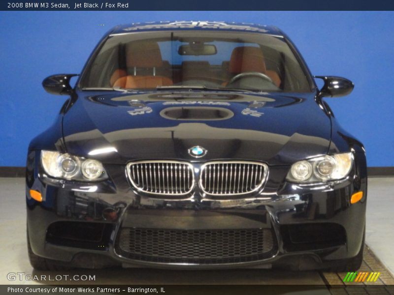 Jet Black / Fox Red 2008 BMW M3 Sedan