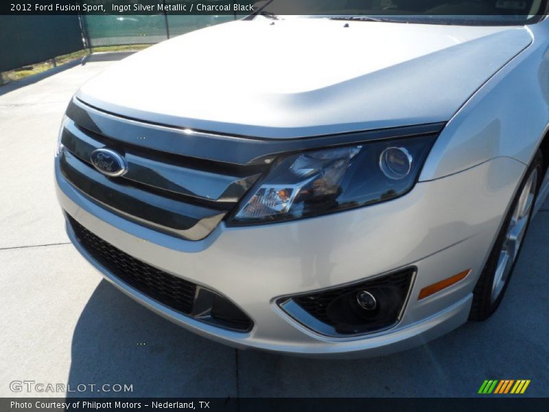 Ingot Silver Metallic / Charcoal Black 2012 Ford Fusion Sport