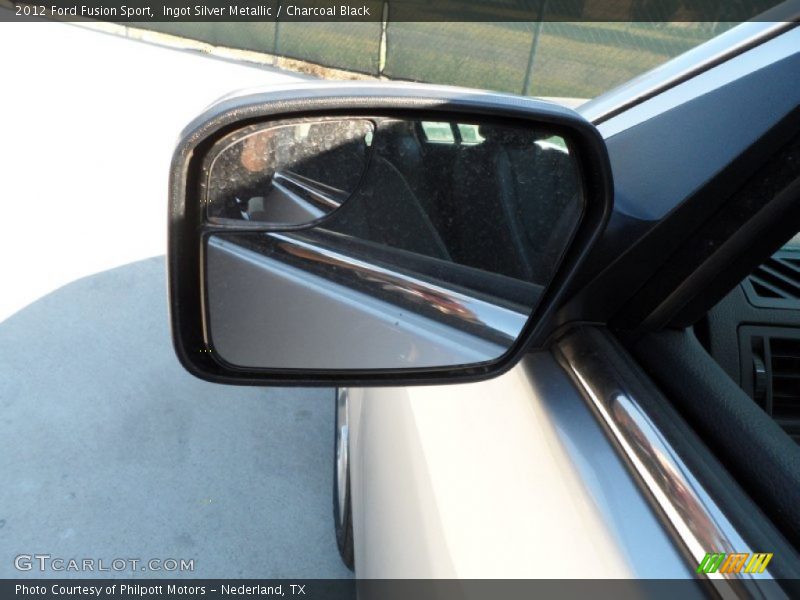 Ingot Silver Metallic / Charcoal Black 2012 Ford Fusion Sport