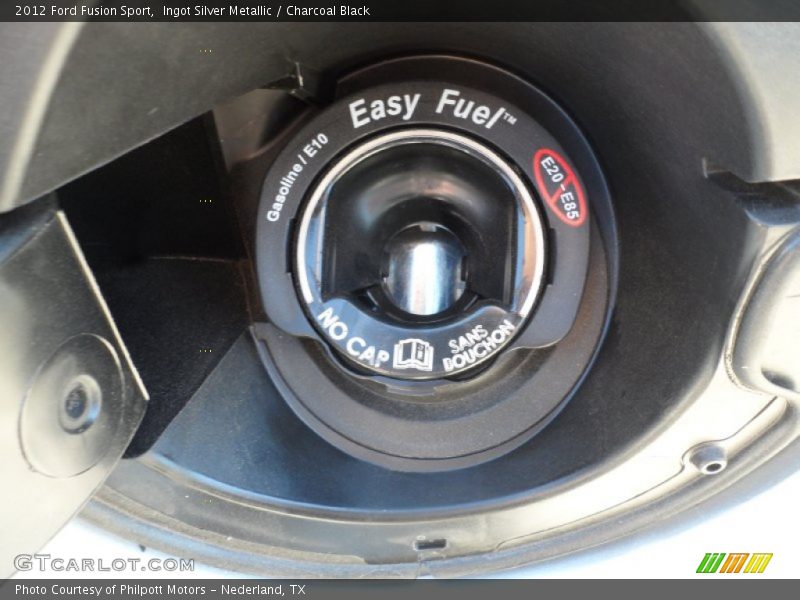 Ingot Silver Metallic / Charcoal Black 2012 Ford Fusion Sport