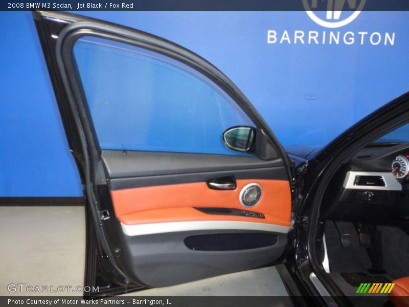 Jet Black / Fox Red 2008 BMW M3 Sedan