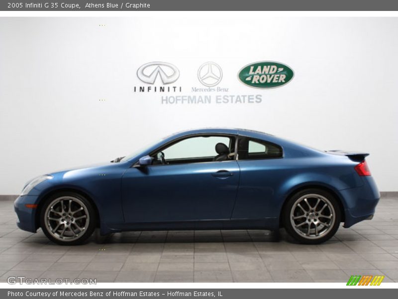 Athens Blue / Graphite 2005 Infiniti G 35 Coupe