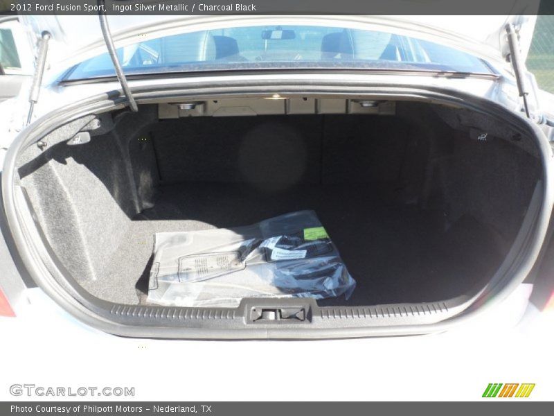 Ingot Silver Metallic / Charcoal Black 2012 Ford Fusion Sport
