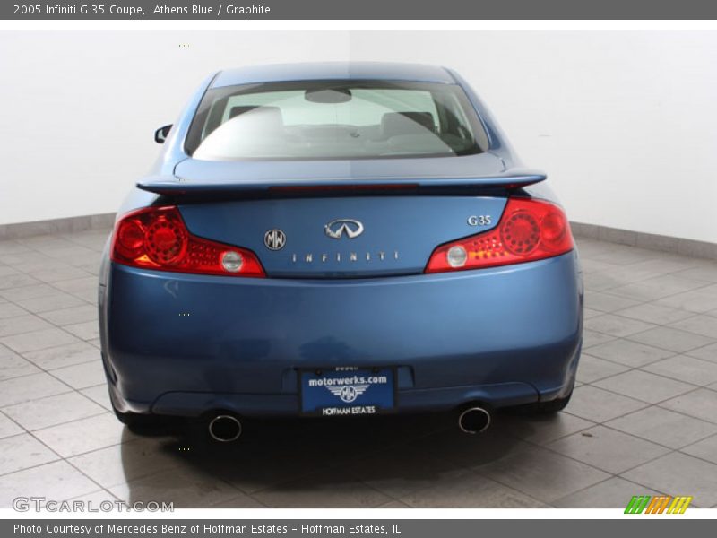 Athens Blue / Graphite 2005 Infiniti G 35 Coupe