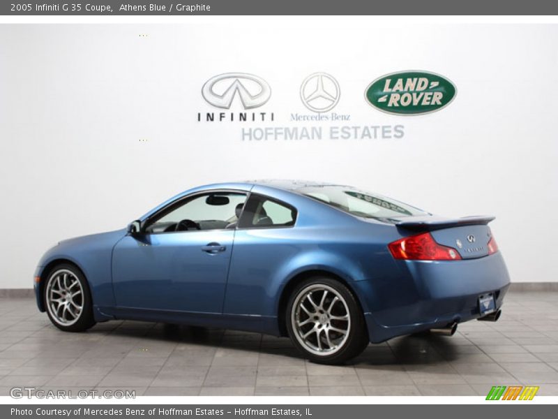 Athens Blue / Graphite 2005 Infiniti G 35 Coupe