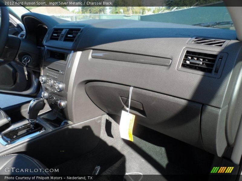 Ingot Silver Metallic / Charcoal Black 2012 Ford Fusion Sport