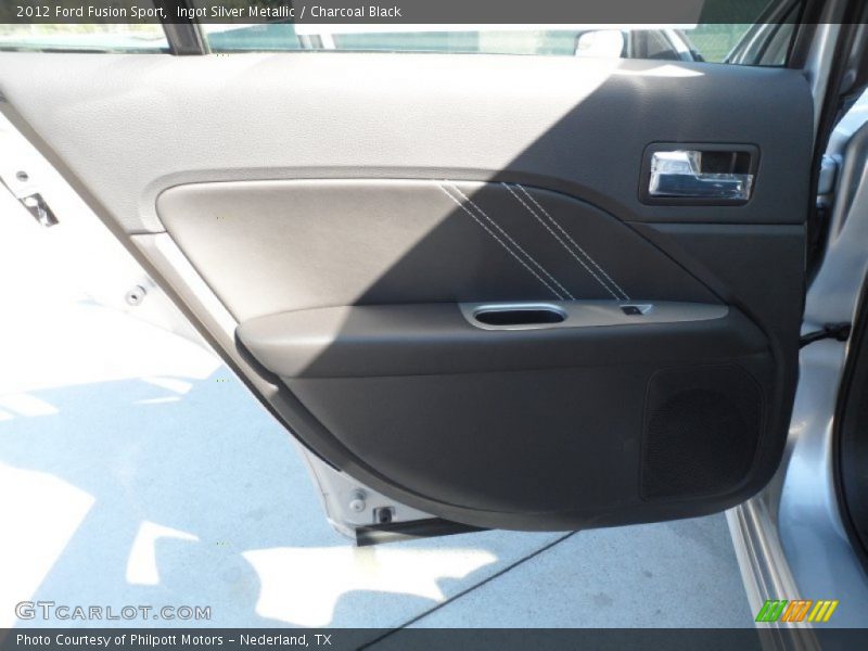 Ingot Silver Metallic / Charcoal Black 2012 Ford Fusion Sport