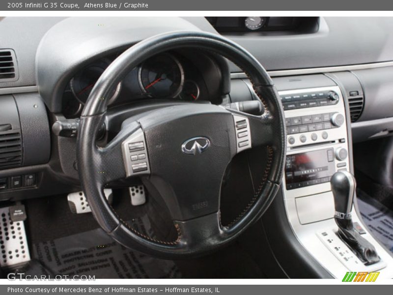 Athens Blue / Graphite 2005 Infiniti G 35 Coupe