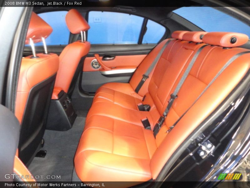 Jet Black / Fox Red 2008 BMW M3 Sedan