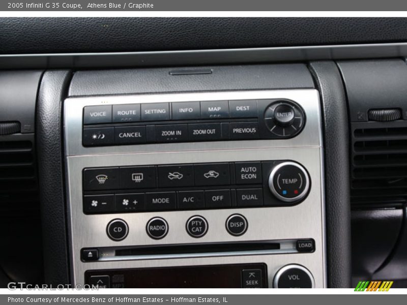 Athens Blue / Graphite 2005 Infiniti G 35 Coupe