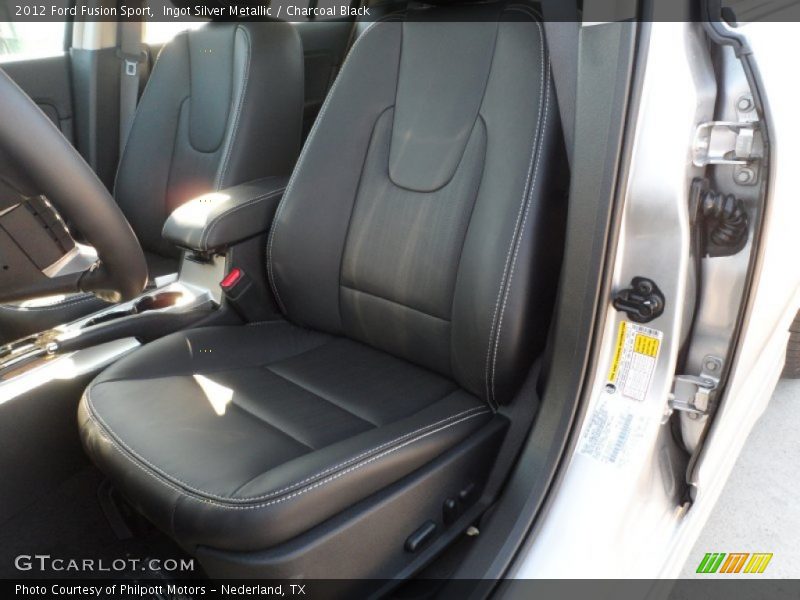 Ingot Silver Metallic / Charcoal Black 2012 Ford Fusion Sport