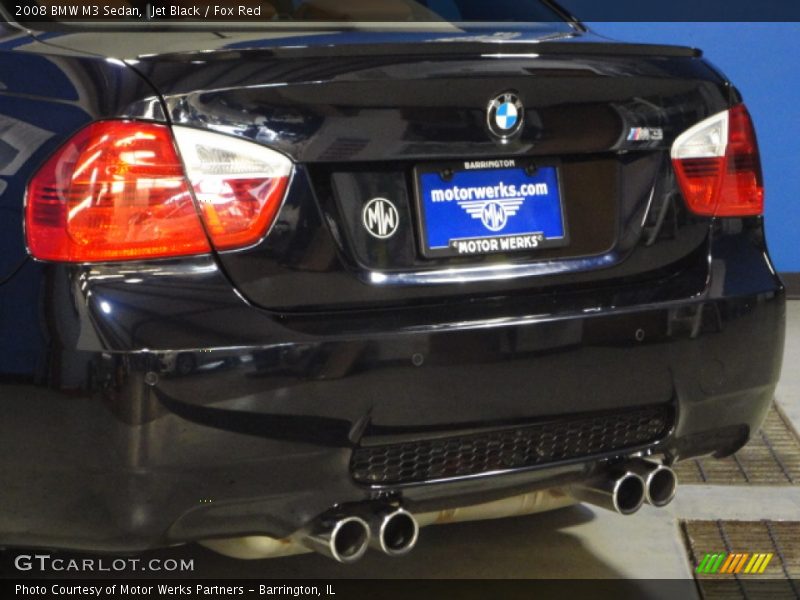 Jet Black / Fox Red 2008 BMW M3 Sedan