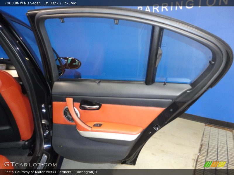 Jet Black / Fox Red 2008 BMW M3 Sedan