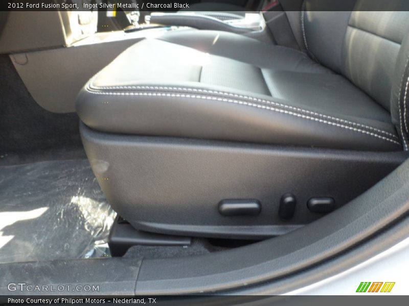 Ingot Silver Metallic / Charcoal Black 2012 Ford Fusion Sport