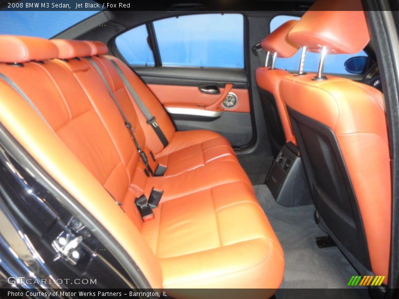 Jet Black / Fox Red 2008 BMW M3 Sedan