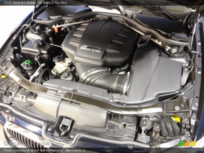 Jet Black / Fox Red 2008 BMW M3 Sedan