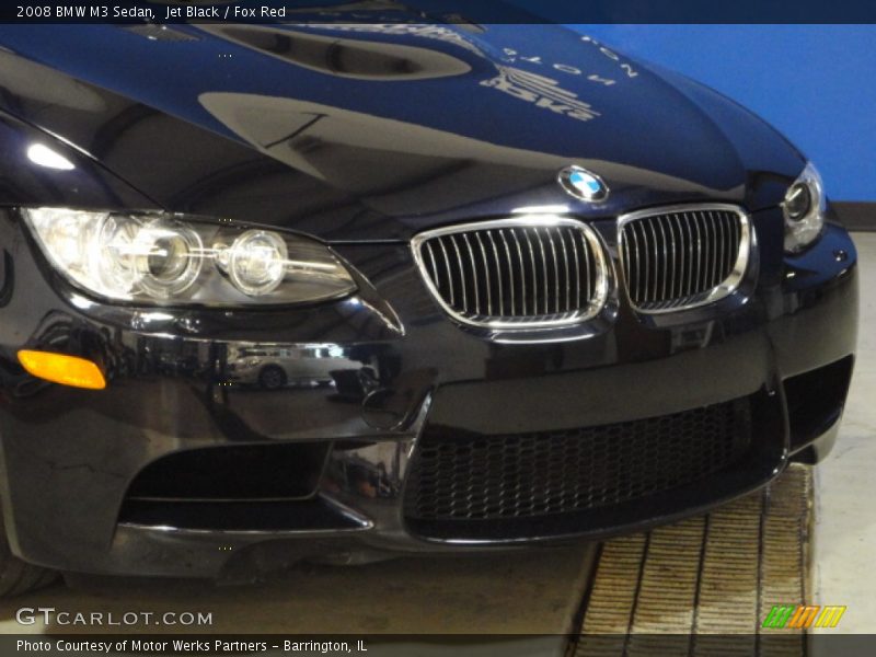 Jet Black / Fox Red 2008 BMW M3 Sedan