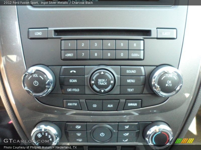 Controls of 2012 Fusion Sport