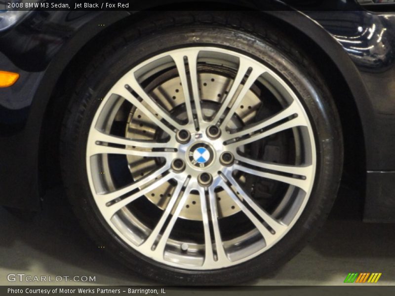 Jet Black / Fox Red 2008 BMW M3 Sedan