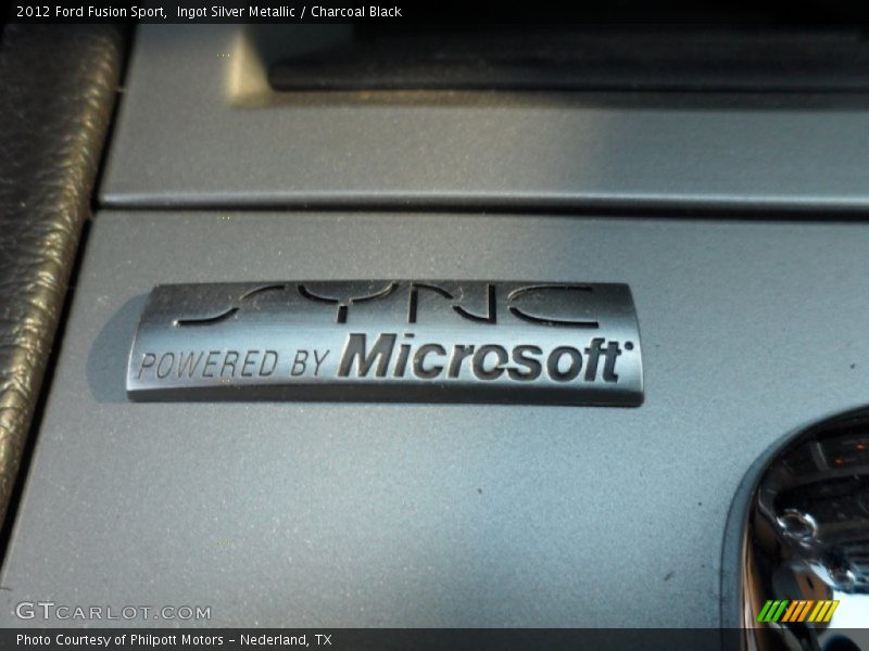 Ingot Silver Metallic / Charcoal Black 2012 Ford Fusion Sport